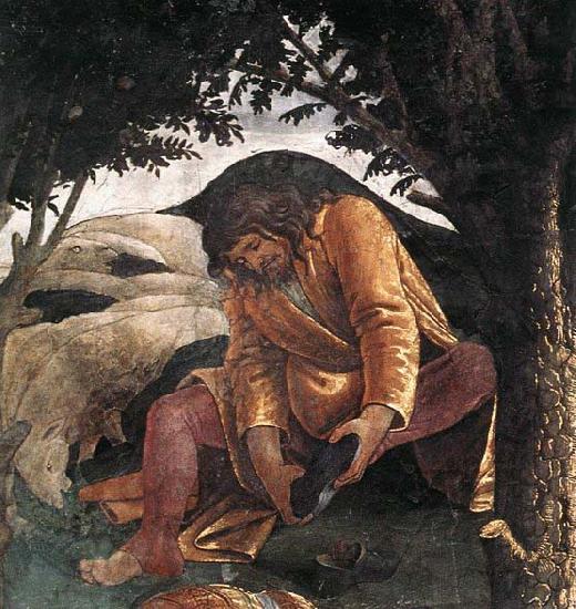BOTTICELLI, Sandro Scenes from the Life of Moses oil painting image